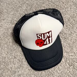 Sum 41 Trucker Snap Back Hat Y2K